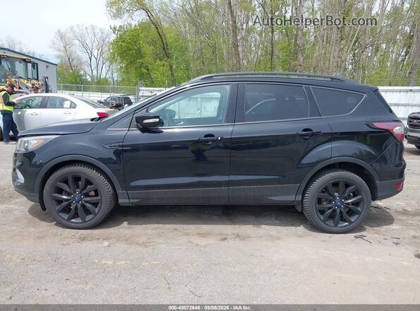 1FMCU9JD2HUE96488 2017 FORD ESCAPE Black Widok wnętrza 360 stopni