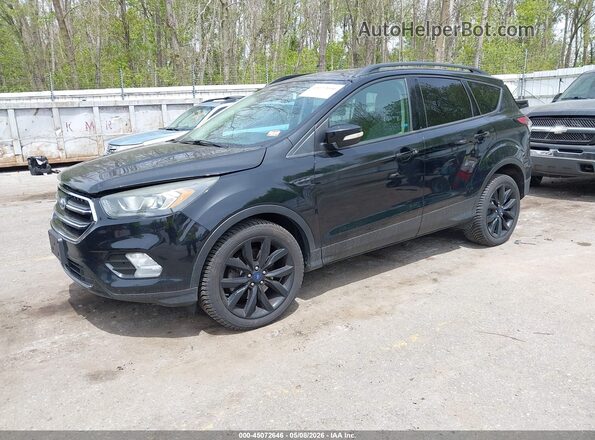 1FMCU9JD2HUE96488 2017 FORD ESCAPE Black Przód lewy