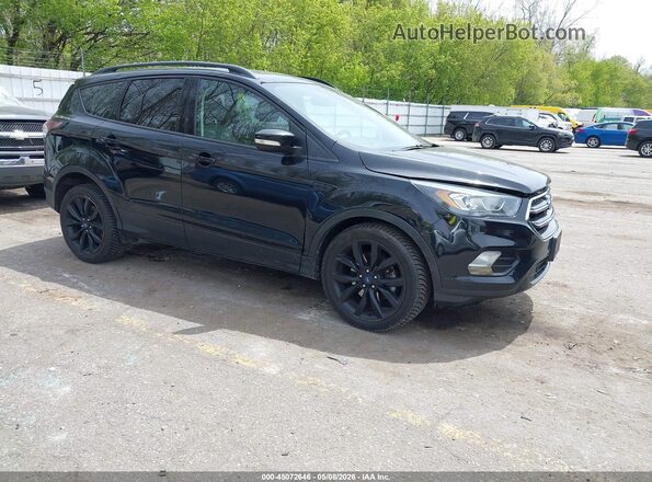 1FMCU9JD2HUE96488 2017 FORD ESCAPE Black Przód prawy