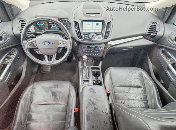 1FMCU9JD6HUE73604 2017 FORD ESCAPE Silver Dashboard view