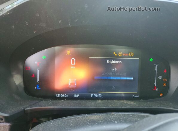 1FMCU9MN2PUB22286 2023 FORD ESCAPE Синий Вид щитка приборов