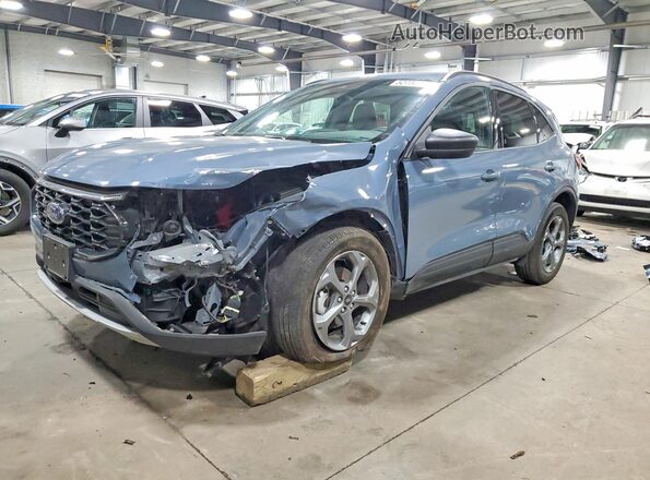 1FMCU9MN6SUA95103 2025 FORD ESCAPE Синий Передняя левая четверть