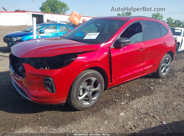 1FMCU9MN8RUA03483 2024 FORD ESCAPE Красный Передняя левая четверть