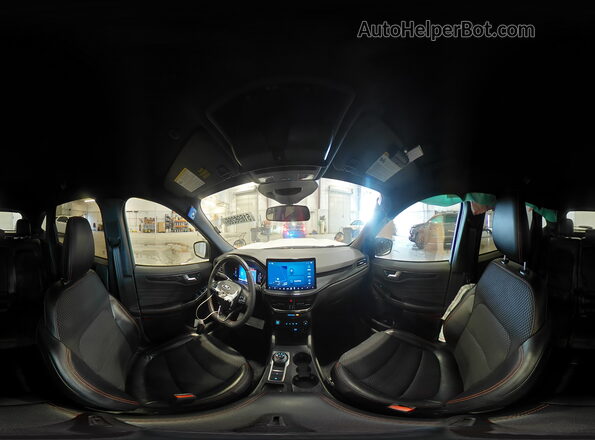 1FMCU9MN9PUA54598 2023 FORD ESCAPE White Vista interior de 360 grados