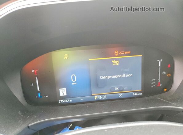 1FMCU9MNXRUB02483 2024 FORD ESCAPE Silver Widok zestawu wskaźników
