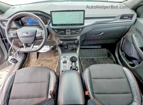 1FMCU9MNXRUB02483 2024 FORD ESCAPE Silver Widok deski rozdzielczej