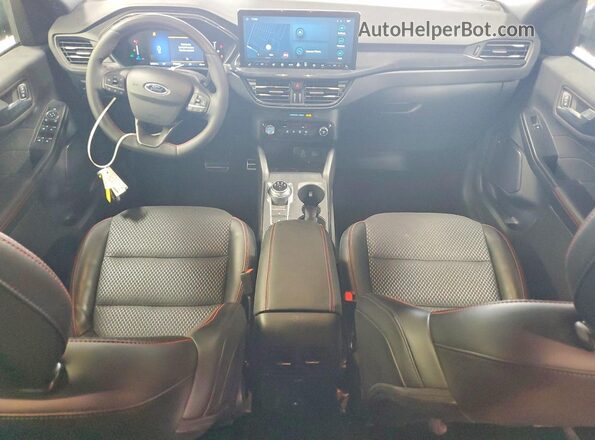 1FMCU9NA3RUB46336 2024 FORD ESCAPE Серый Вид панели приборов