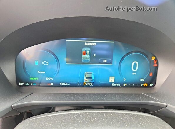 1FMCU9PZ9SUB07520 2025 FORD ESCAPE Black Widok zestawu wskaźników