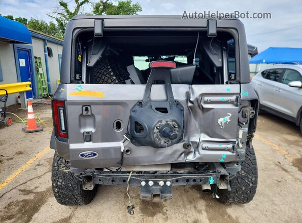 1FMDE5AH0PLB03783 2023 FORD BRONCO Gray Vista trasera