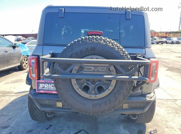 1FMDE5CP9PLB22255 2023 FORD BRONCO Серый Вид сзади