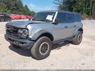 2021 Ford Bronco   Silver vin: 1FMDE5DH3MLB09133