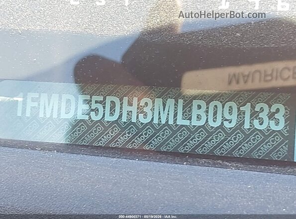 1FMDE5DH3MLB09133 2021 FORD BRONCO Silver 