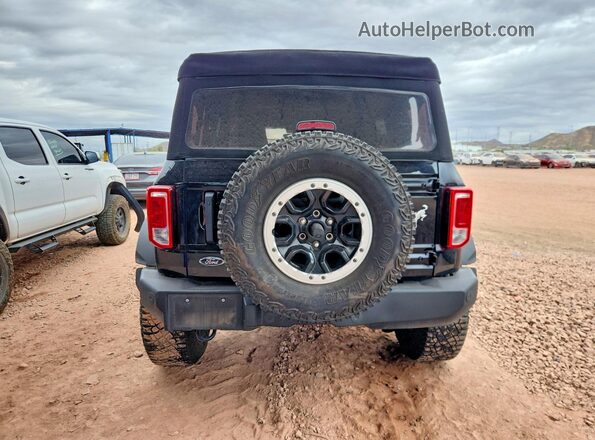 1FMDE5DH6PLB33527 2023 FORD BRONCO Черный Вид сзади