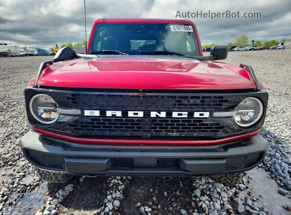 1FMDE7BH4SLB71684 2025 FORD BRONCO Red წინა ხედი