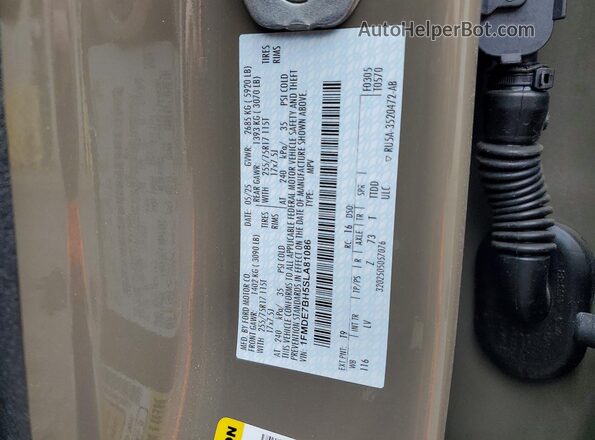1FMDE7BH5SLA81086 2025 FORD BRONCO Коричневый Вид наклейки с VIN-кодом