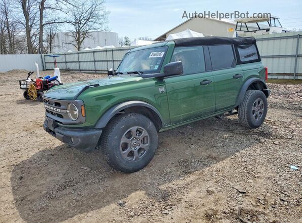 1FMDE7BH6RLA24082 2024 FORD BRONCO Зеленый Передняя левая четверть