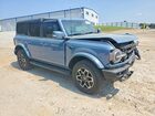 2024 Ford Bronco Outer Banks Синий vin: 1FMDE8BH7RLA95023
