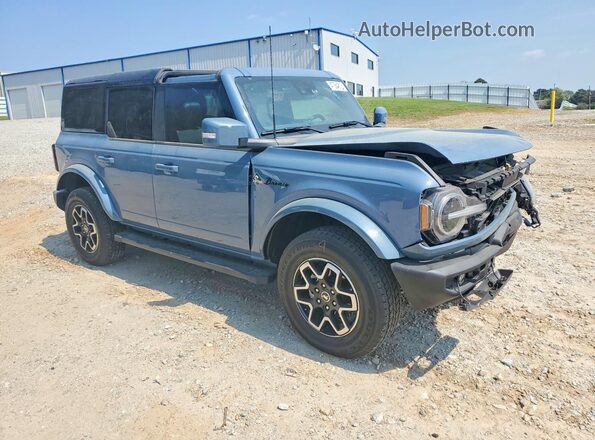 1FMDE8BH7RLA95023 2024 FORD BRONCO Синий Передняя правая четверть