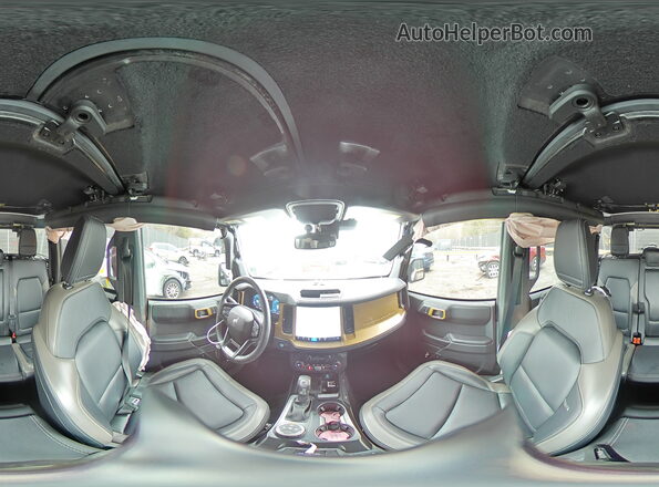1FMDE8BH9SLB08652 2025 FORD BRONCO Белый Панорамный вид салона 360°