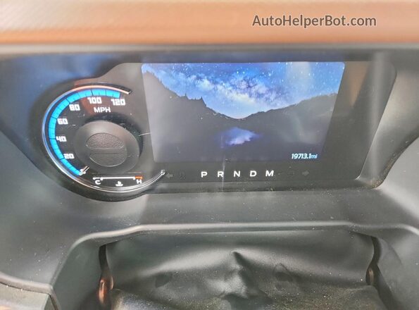 1FMDE8BHXRLB22103 2024 FORD BRONCO Синий Вид щитка приборов