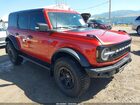 2024 Ford Bronco Wildtrak Red vin: 1FMEE2BP3RLA88739