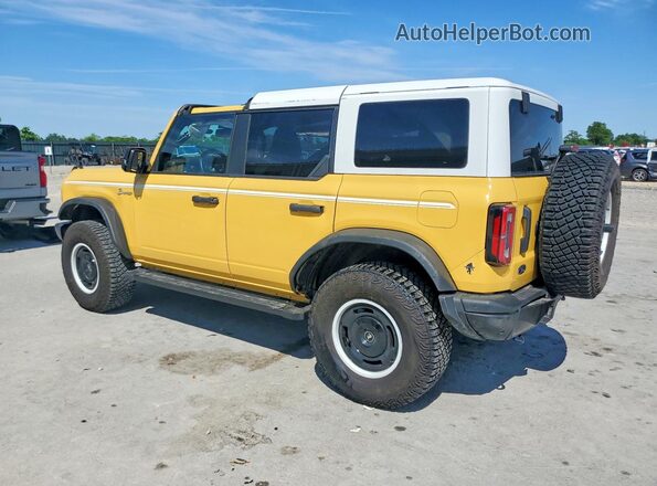 1FMEE4GP2PLA71478 2023 FORD BRONCO Yellow Trasero izquierdo