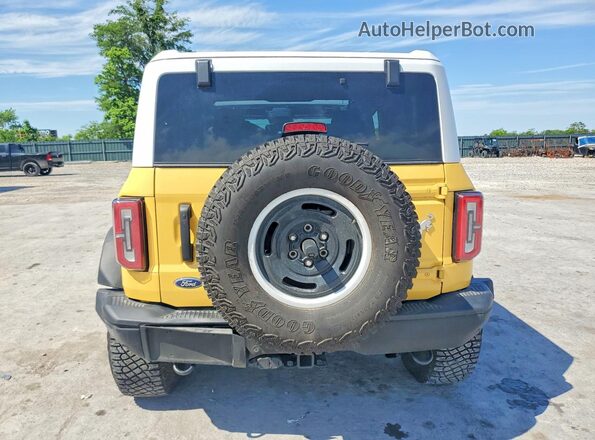1FMEE4GP2PLA71478 2023 FORD BRONCO Yellow Vista trasera