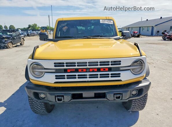 1FMEE4GP2PLA71478 2023 FORD BRONCO Yellow Vista frontal