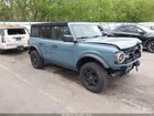 2021 Ford Bronco Black Diamond Blue vin: 1FMEE5BP0MLA68829