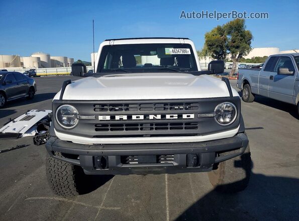 1FMEE5BP1PLB64201 2023 FORD BRONCO White Вид спереду
