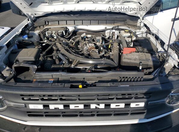 1FMEE5BP1PLB64201 2023 FORD BRONCO White Вид підкапотного простору