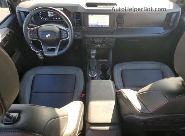 1FMEE5BP1PLB64201 2023 FORD BRONCO White Вид панелі приладів