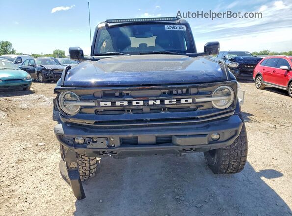 1FMEE5BP2MLA64507 2021 FORD BRONCO Blue Вид спереду