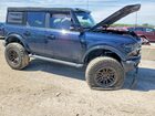 2021 Ford Bronco Base Blue vin: 1FMEE5BP2MLA64507