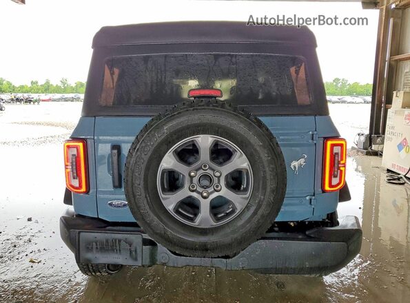 1FMEE5BP2PLC00154 2023 FORD BRONCO Синий Вид сзади