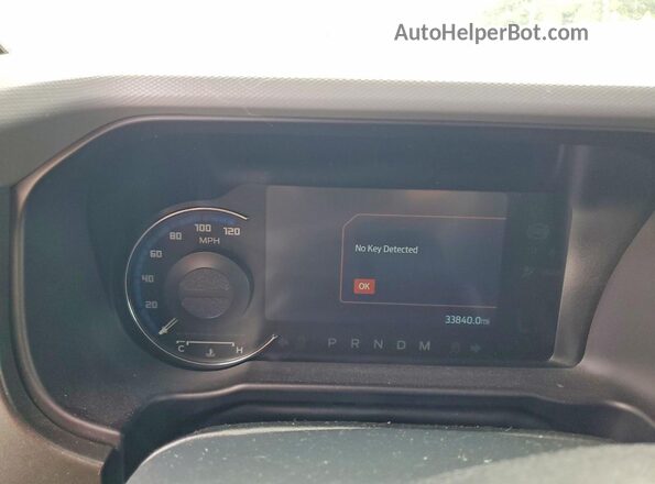 1FMEE5BP6PLA87244 2023 FORD BRONCO Серый Вид щитка приборов