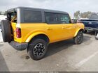 2022 Ford Bronco Outer Banks Желтый vin: 1FMEE5BP8NLB46565