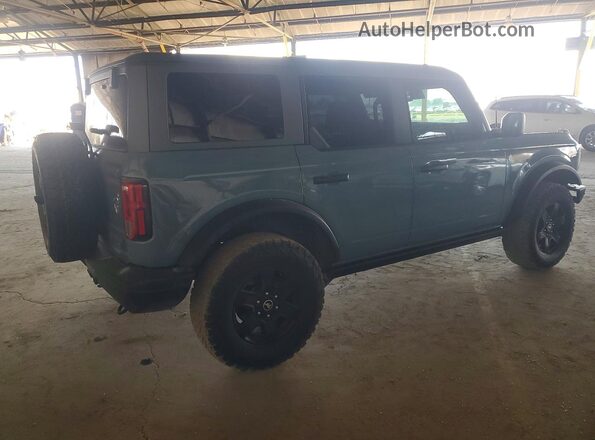 1FMEE5BP9MLA80932 2021 FORD BRONCO Синий Задняя правая четверть