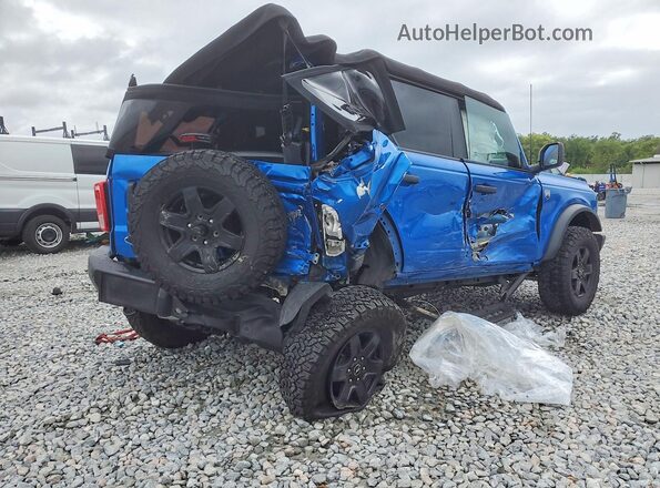1FMEE5BP9PLA98724 2023 FORD BRONCO Синий Задняя правая четверть