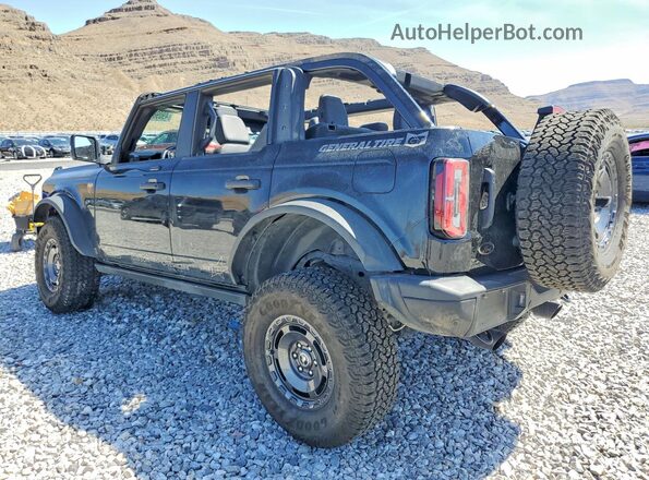 1FMEE5DH8MLB03770 2021 FORD BRONCO Черный Задняя левая четверть