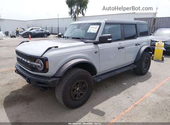 1FMEE5DP0NLB68928 2022 FORD BRONCO Серый Передняя левая четверть