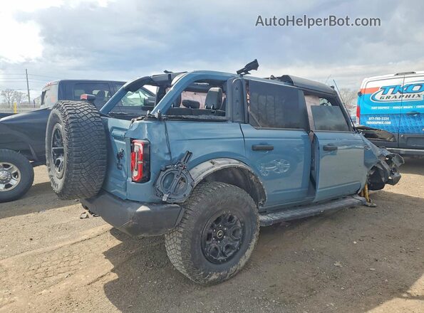 1FMEE5DP1NLB33332 2022 FORD BRONCO Blue უკანა მარჯვენა