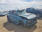 2022 Ford Bronco Base Blue vin: 1FMEE5DP1NLB33332