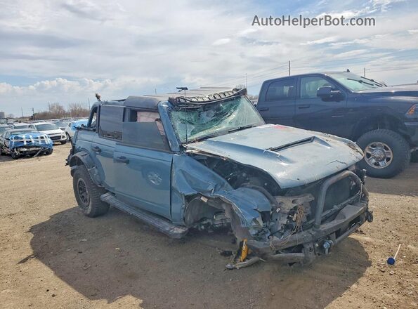 1FMEE5DP1NLB33332 2022 FORD BRONCO Blue წინა მარჯვენა