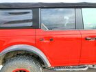 2022 Ford Bronco Base Red vin: 1FMEE5DP2NLA86375