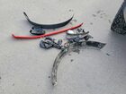 2022 Ford Bronco Base Red vin: 1FMEE5DP2NLA86375