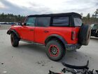 2022 Ford Bronco Base Red vin: 1FMEE5DP2NLA86375