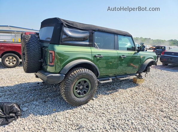 1FMEE5DP5PLB33269 2023 FORD BRONCO Green Trasero derecho