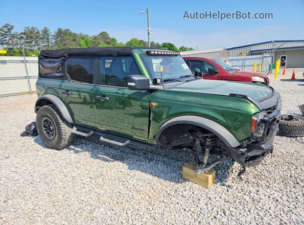 1FMEE5DP5PLB33269 2023 FORD BRONCO Green Delantero derecho