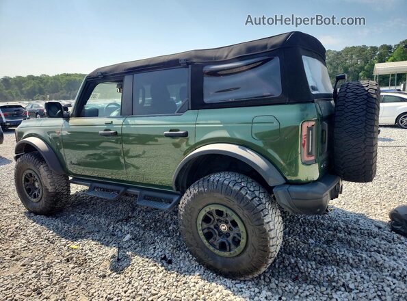 1FMEE5DP5PLB33269 2023 FORD BRONCO Green Trasero izquierdo